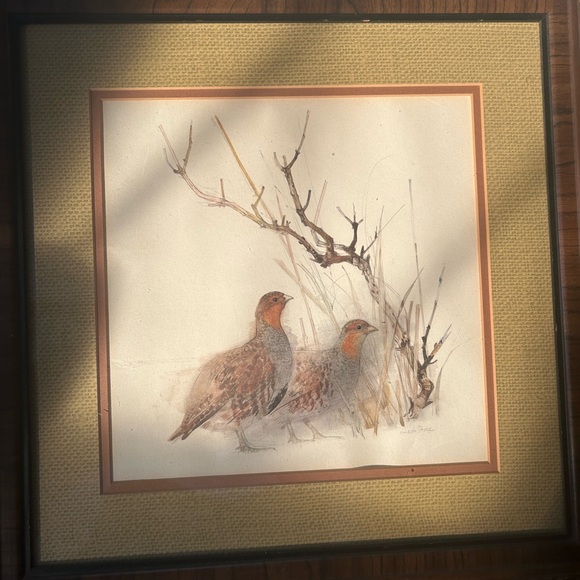 Mads Stage “Quails” Painting (1922)